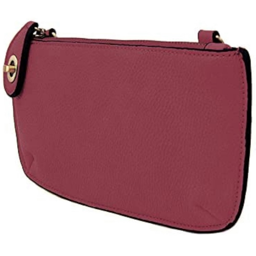 Joy Susan Leather Crossbody-Mulberry